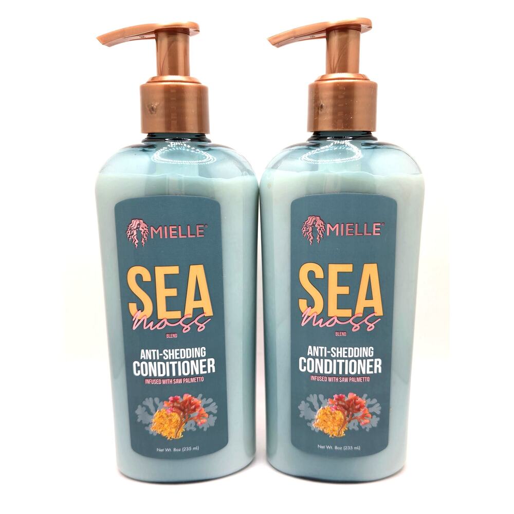 NEW Mielle Sea Moss Blend Anti Shedding Conditioner 8 Fl oz 2pk